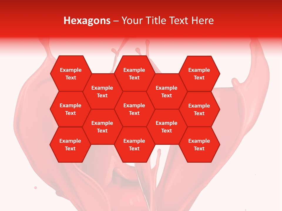 Splash Splashing Background PowerPoint Template