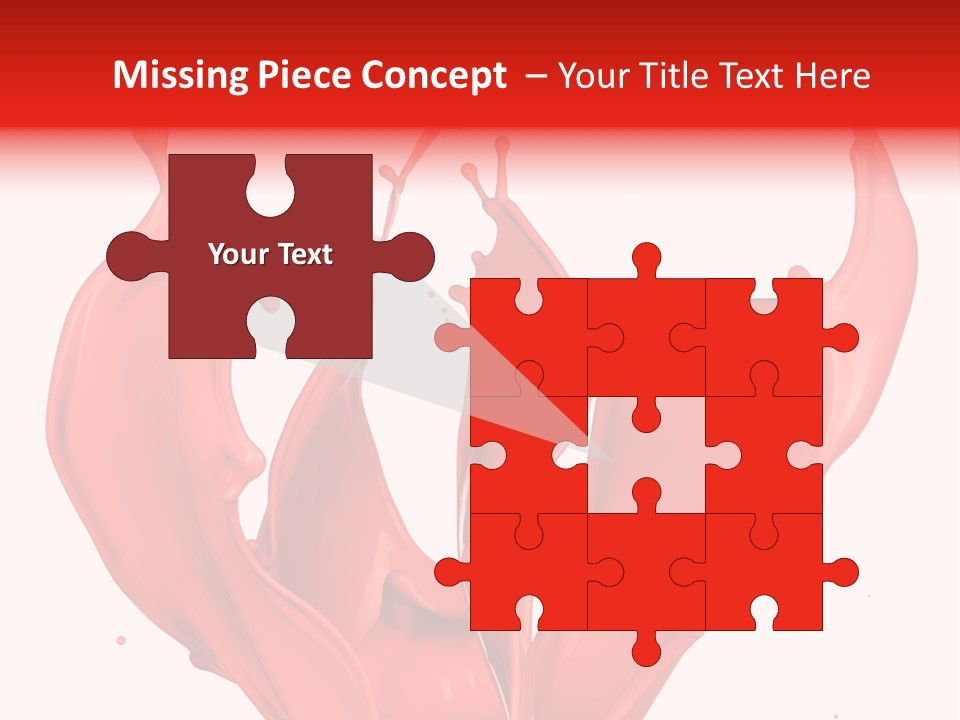 Splash Splashing Background PowerPoint Template