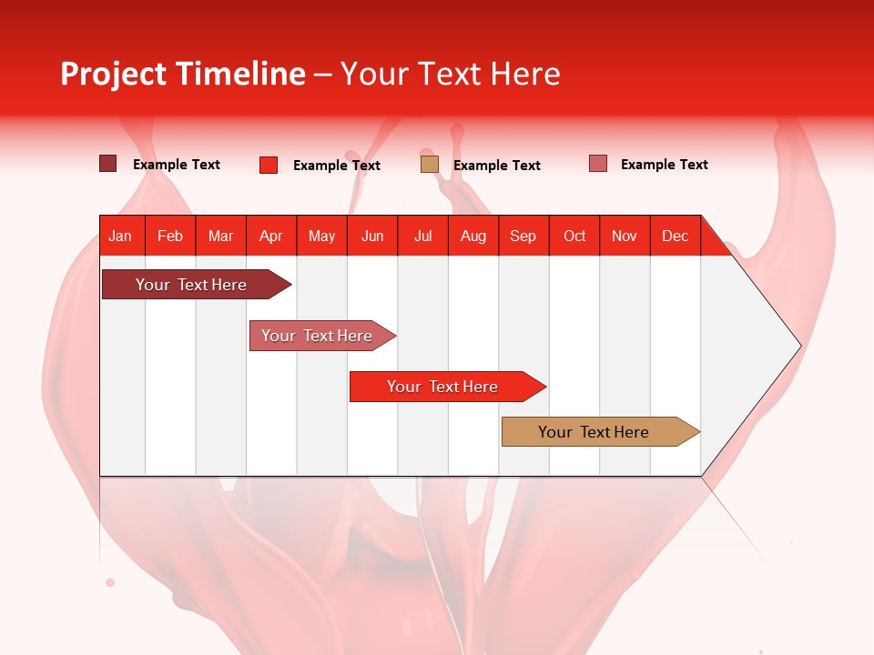 Splash Splashing Background PowerPoint Template
