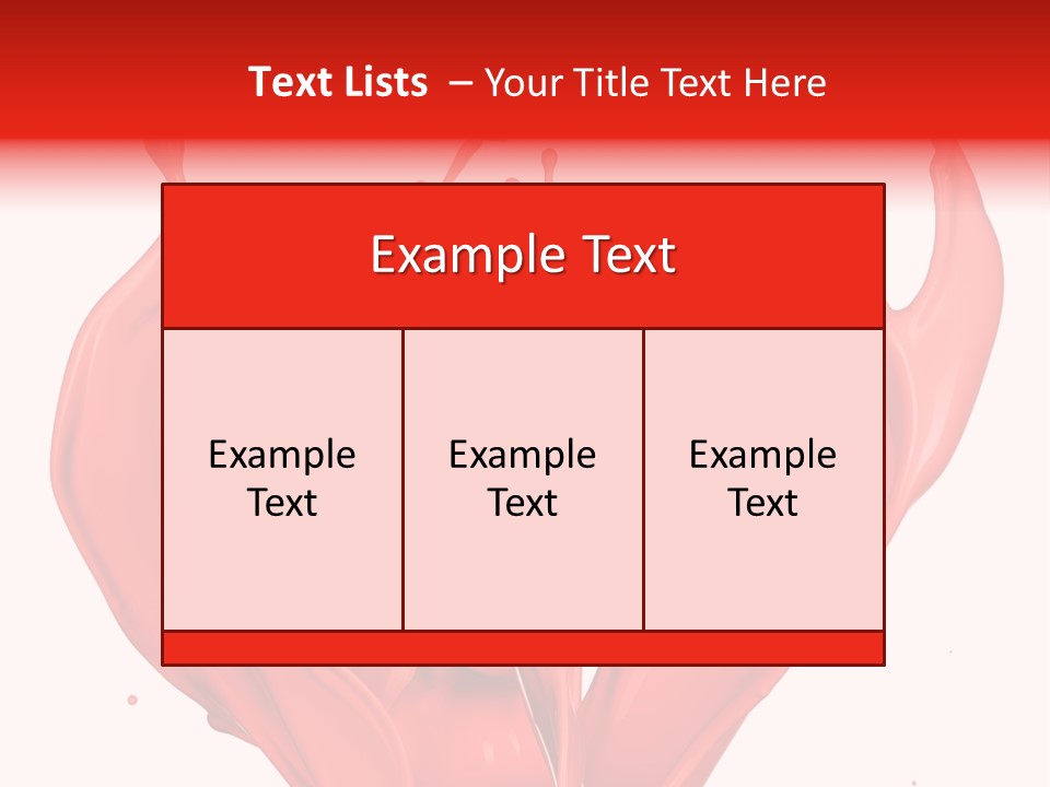 Splash Splashing Background PowerPoint Template