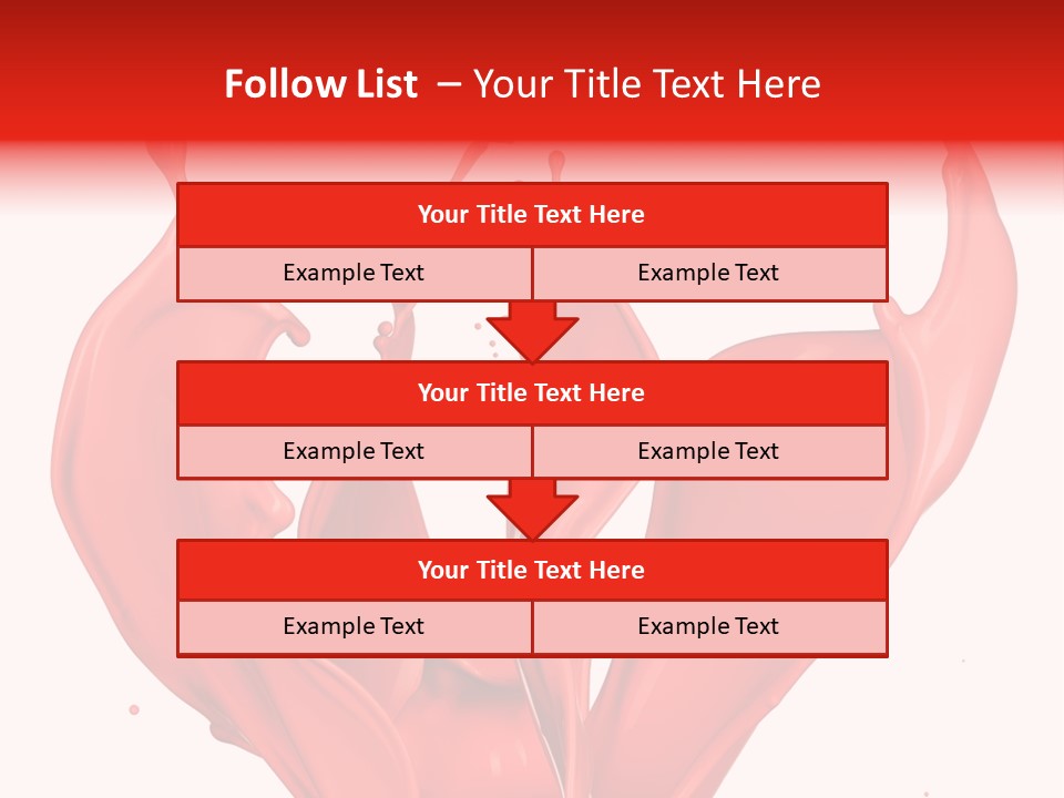 Splash Splashing Background PowerPoint Template