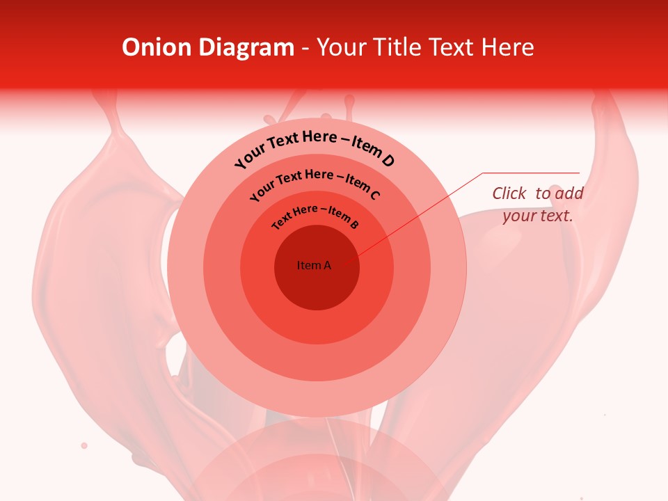 Splash Splashing Background PowerPoint Template