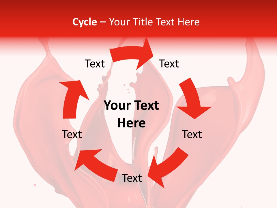 Splash Splashing Background PowerPoint Template