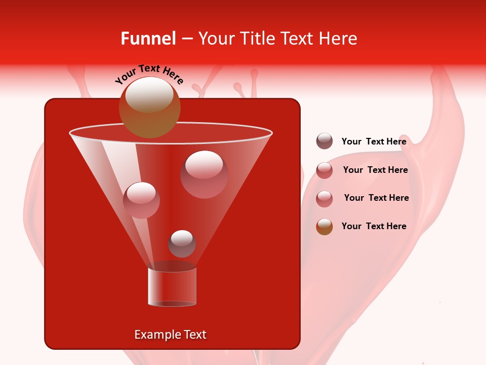 Splash Splashing Background PowerPoint Template