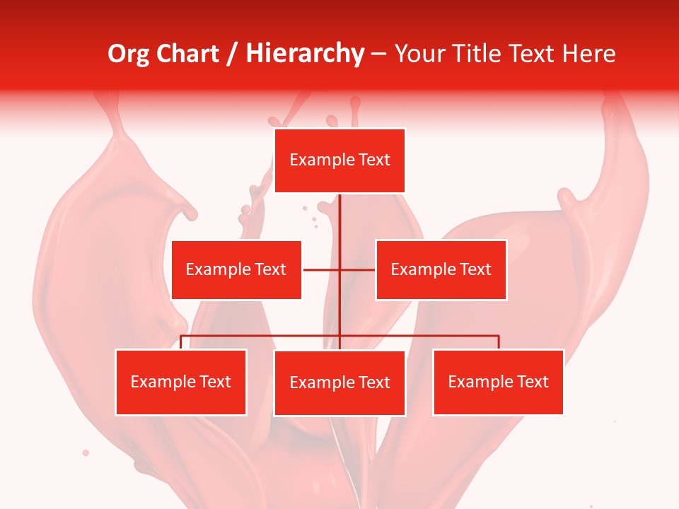 Splash Splashing Background PowerPoint Template