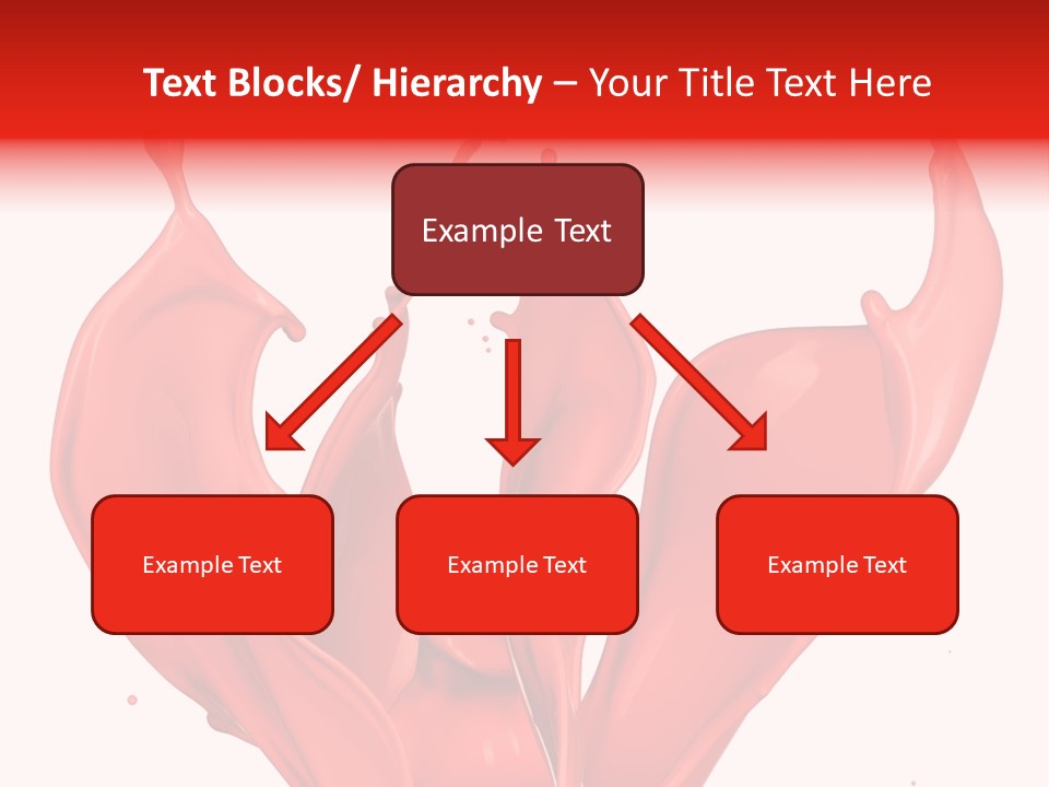Splash Splashing Background PowerPoint Template