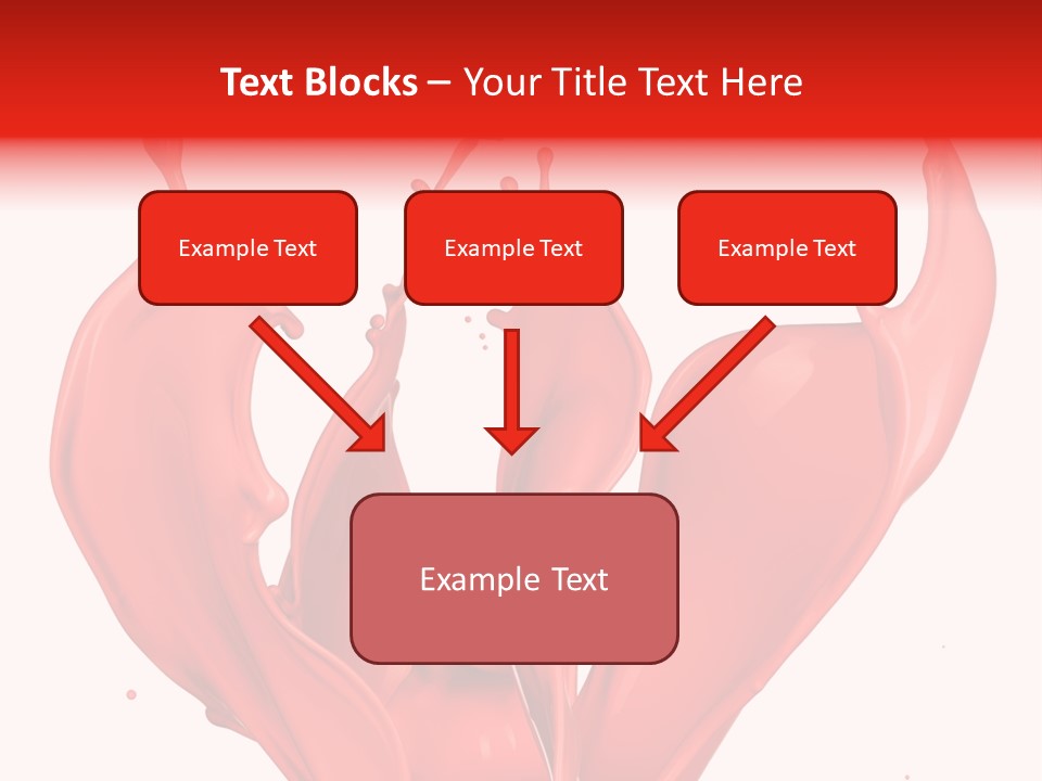 Splash Splashing Background PowerPoint Template