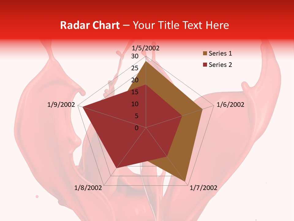 Splash Splashing Background PowerPoint Template
