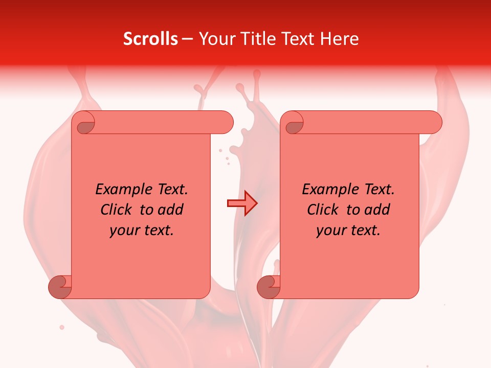 Splash Splashing Background PowerPoint Template
