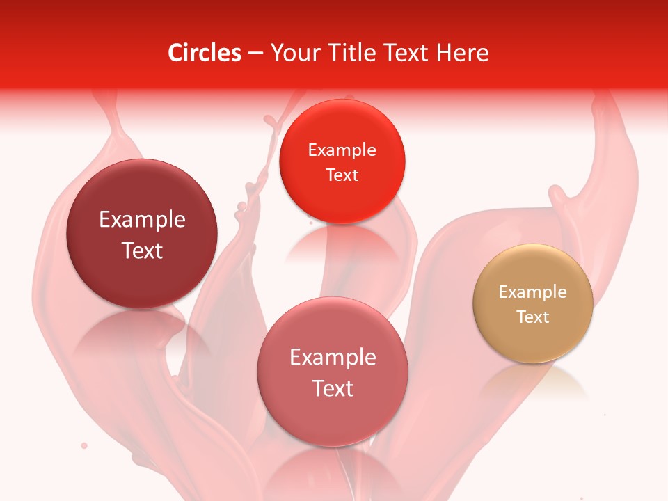 Splash Splashing Background PowerPoint Template