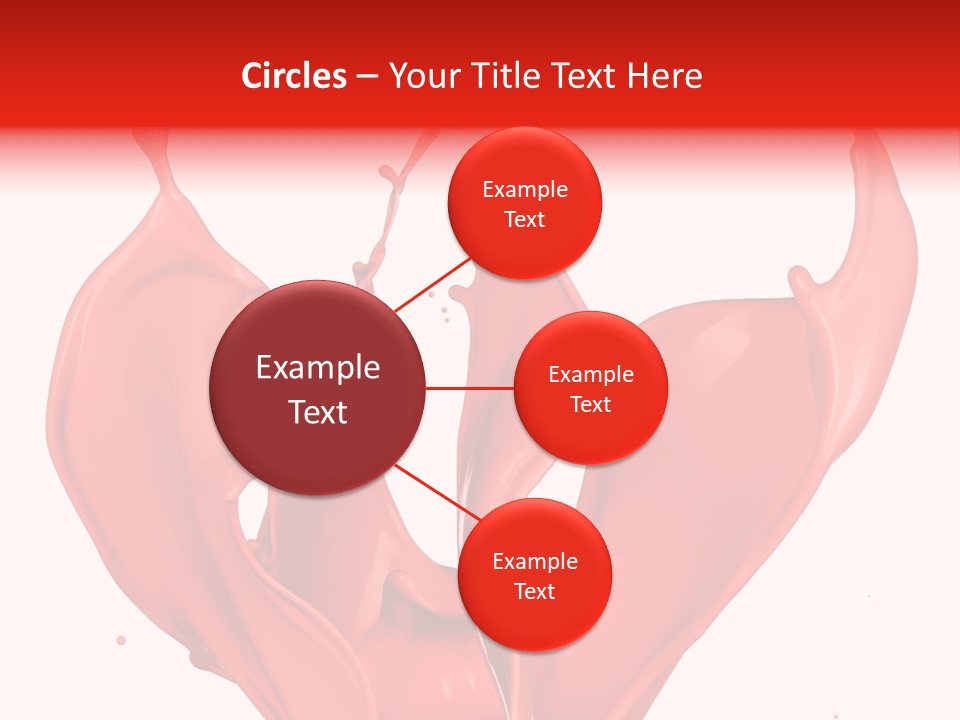 Splash Splashing Background PowerPoint Template