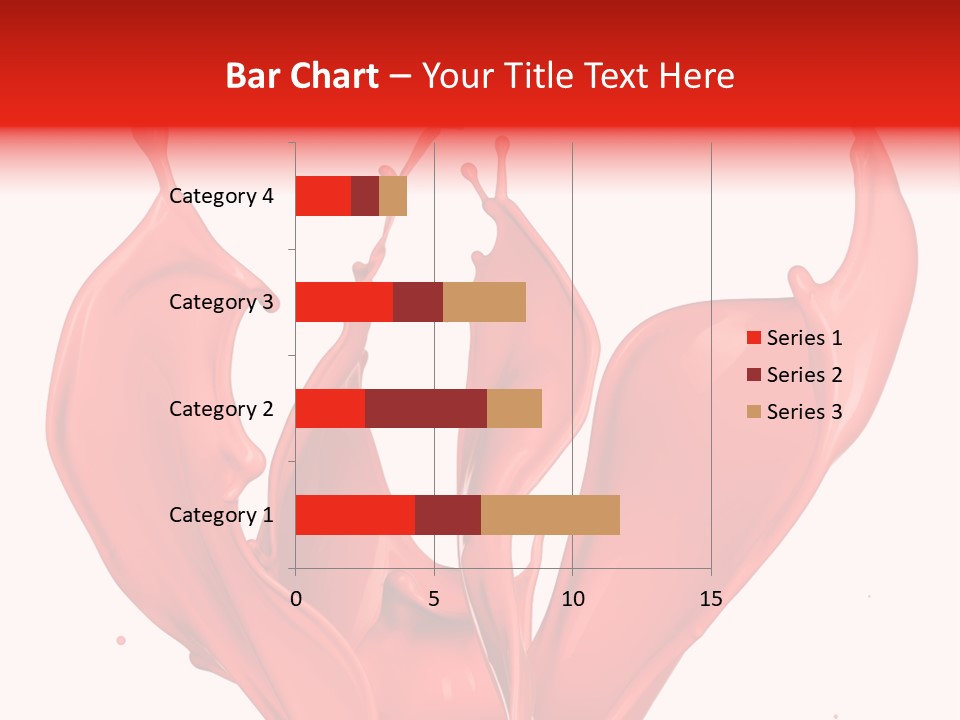 Splash Splashing Background PowerPoint Template