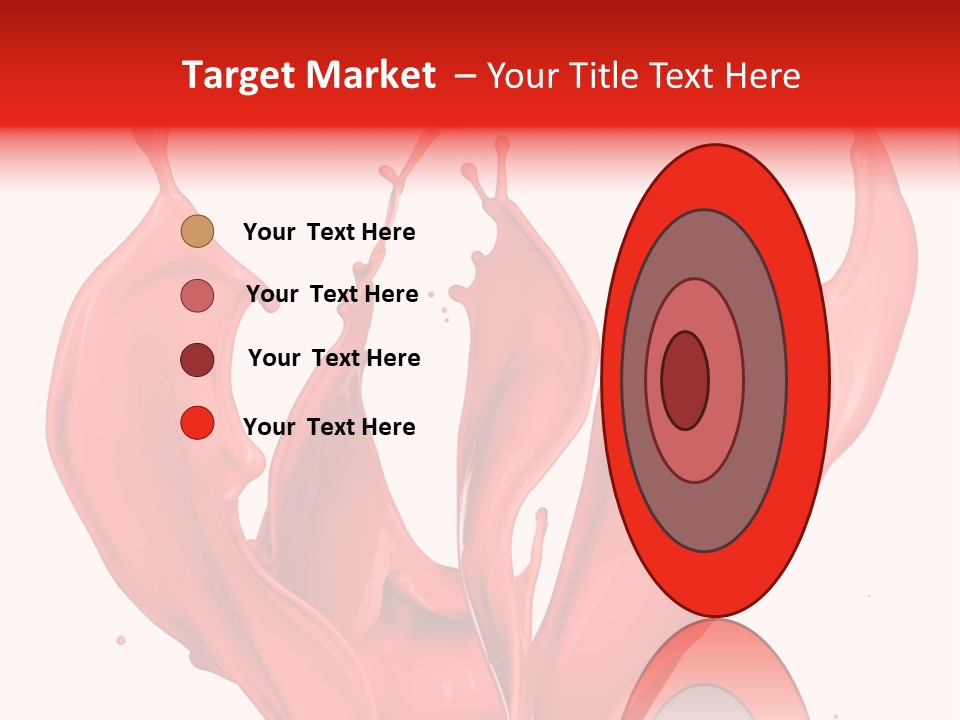 Splash Splashing Background PowerPoint Template