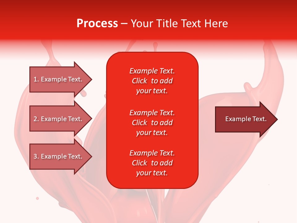 Splash Splashing Background PowerPoint Template