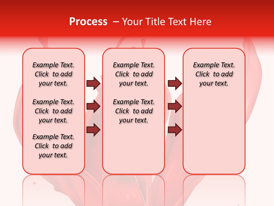Splash Splashing Background PowerPoint Template