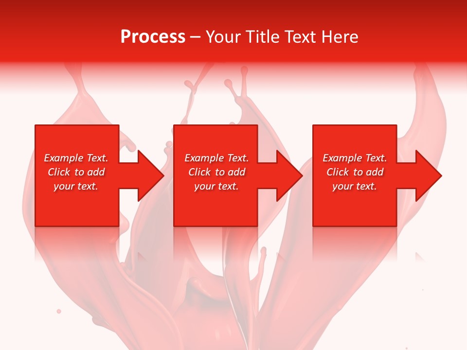 Splash Splashing Background PowerPoint Template