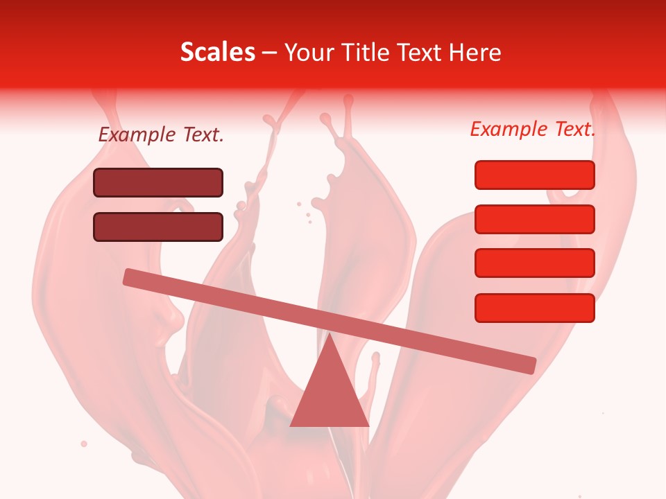 Splash Splashing Background PowerPoint Template