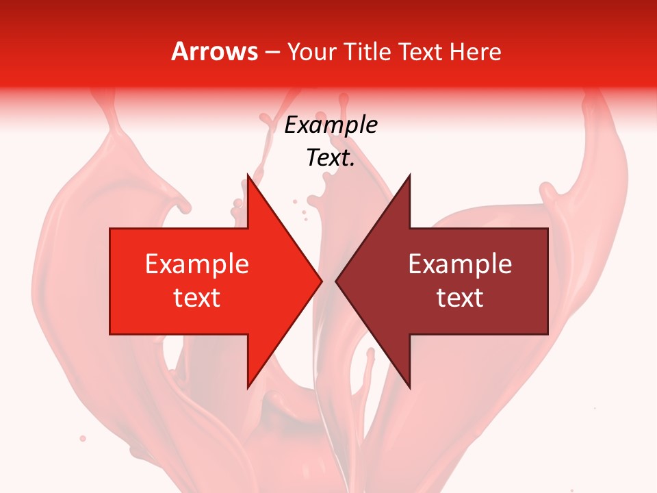 Splash Splashing Background PowerPoint Template