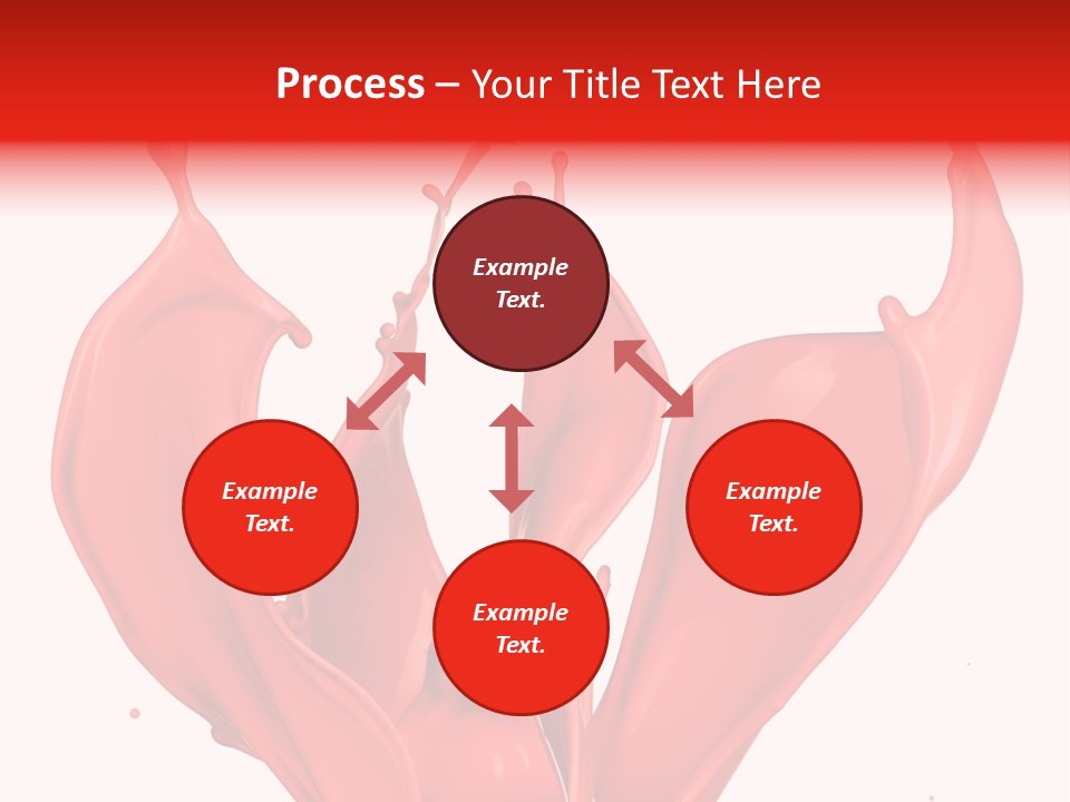 Splash Splashing Background PowerPoint Template