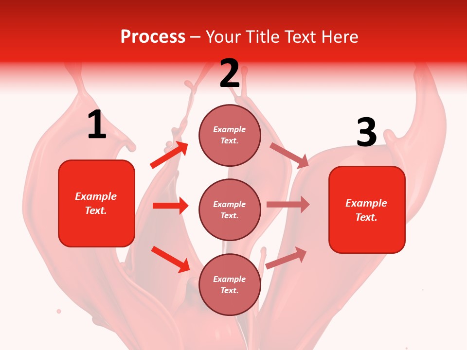 Splash Splashing Background PowerPoint Template