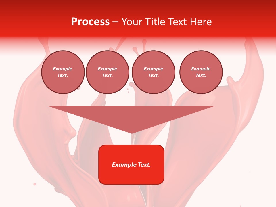 Splash Splashing Background PowerPoint Template