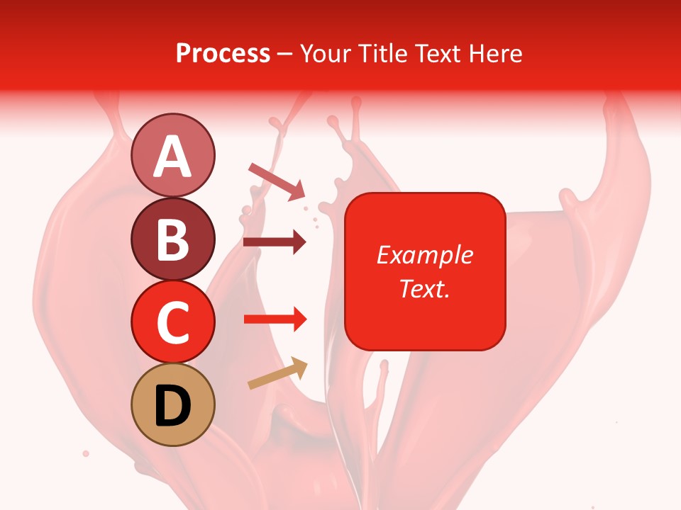 Splash Splashing Background PowerPoint Template