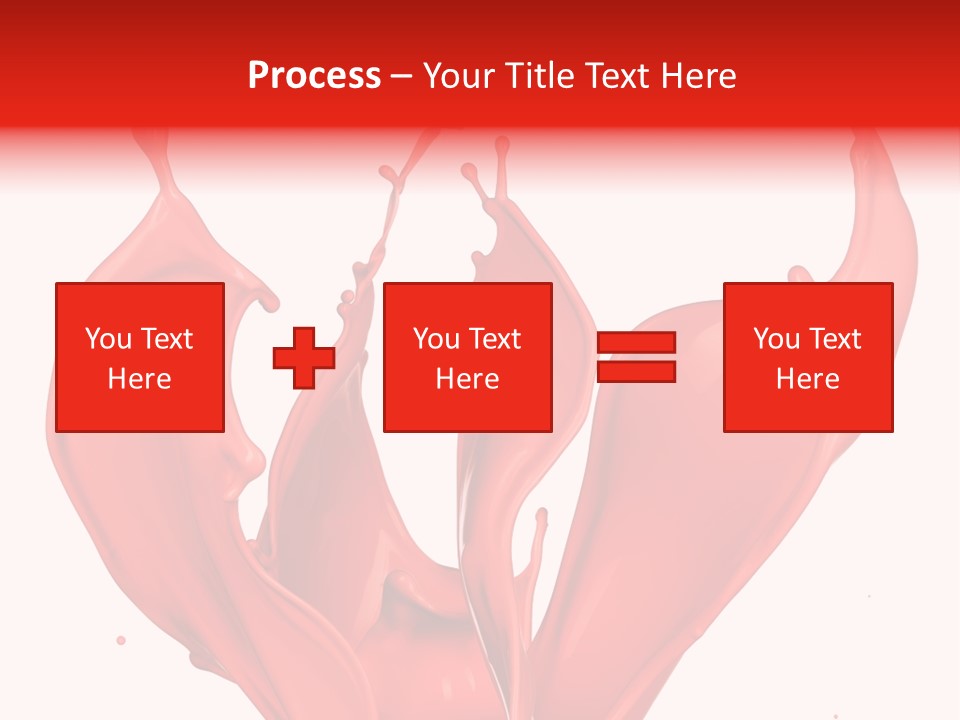 Splash Splashing Background PowerPoint Template