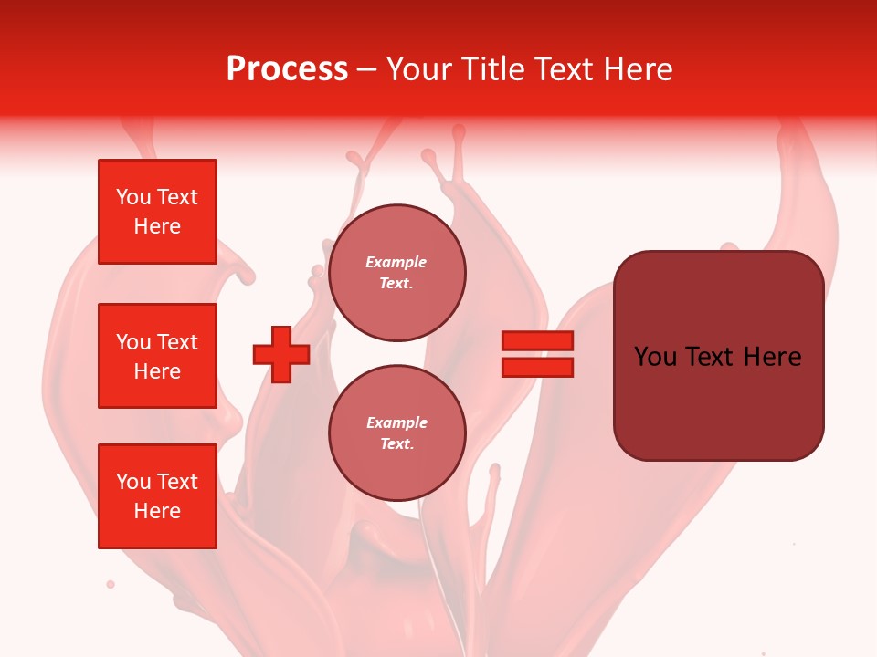 Splash Splashing Background PowerPoint Template