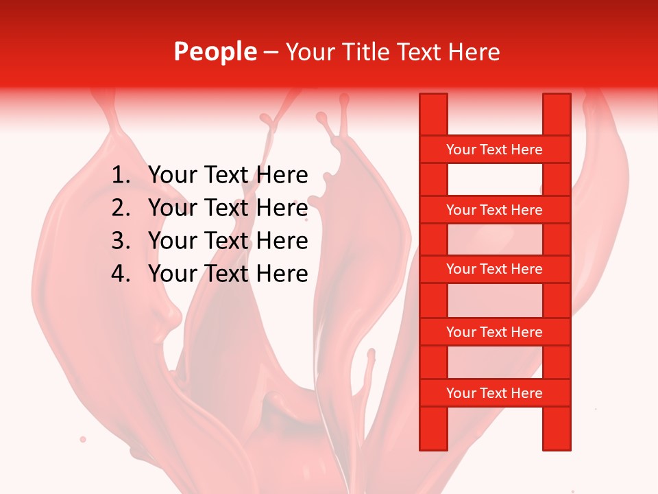 Splash Splashing Background PowerPoint Template