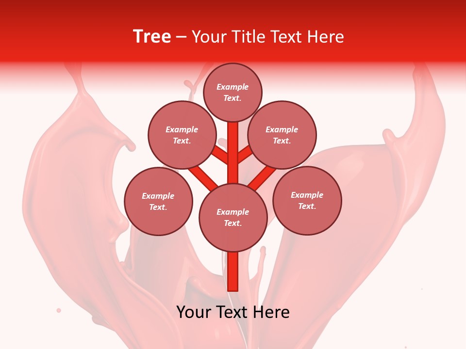 Splash Splashing Background PowerPoint Template