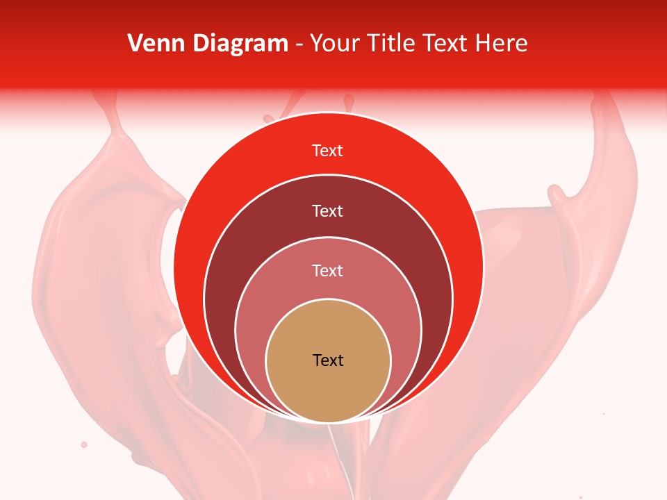 Splash Splashing Background PowerPoint Template