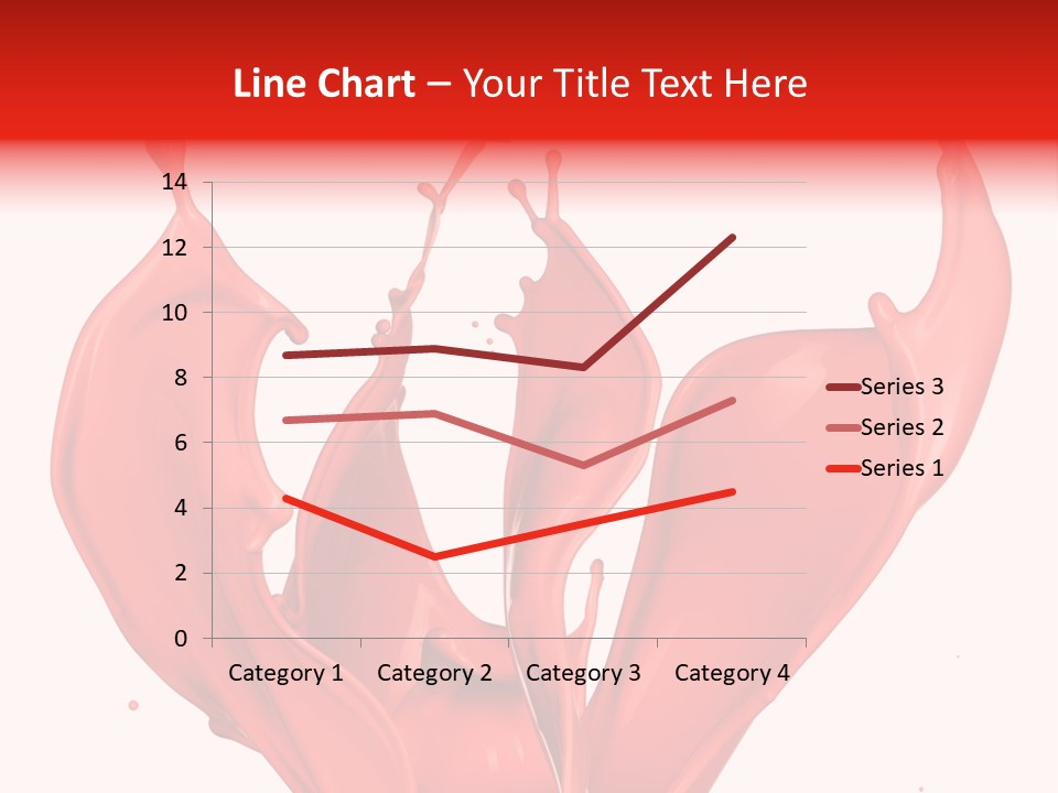 Splash Splashing Background PowerPoint Template