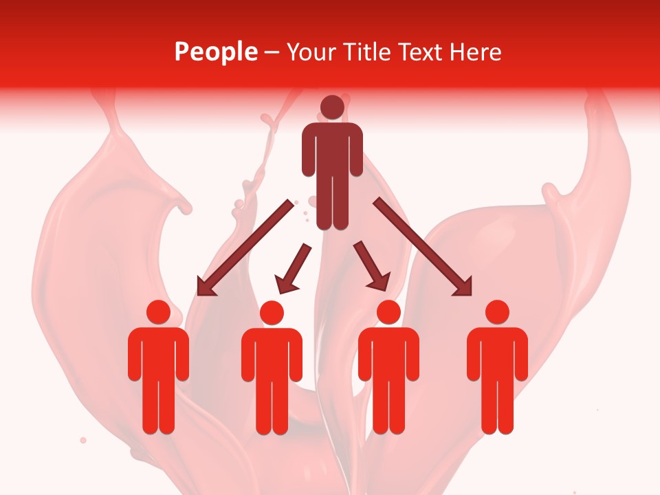 Splash Splashing Background PowerPoint Template