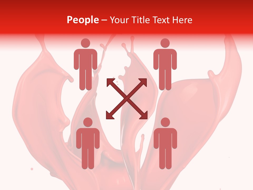 Splash Splashing Background PowerPoint Template