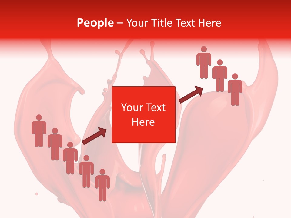 Splash Splashing Background PowerPoint Template