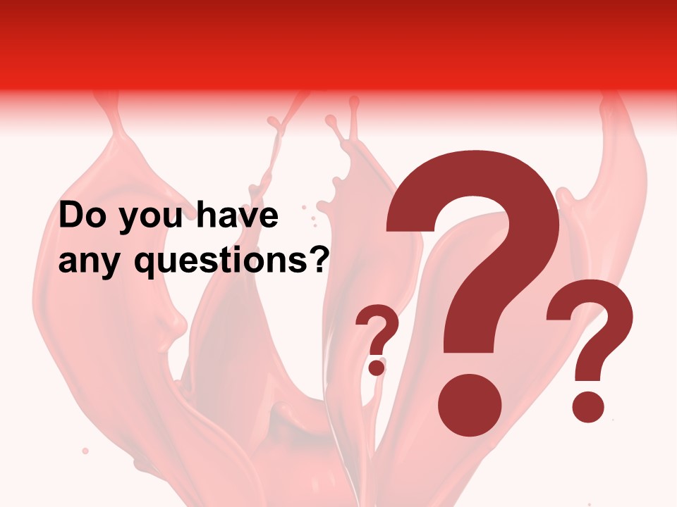 Splash Splashing Background PowerPoint Template