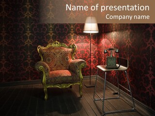 Decorative Texture Brown PowerPoint Template