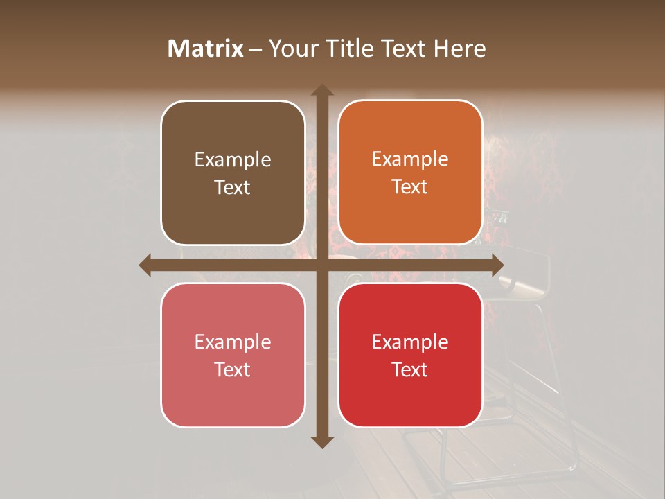 Decorative Texture Brown PowerPoint Template