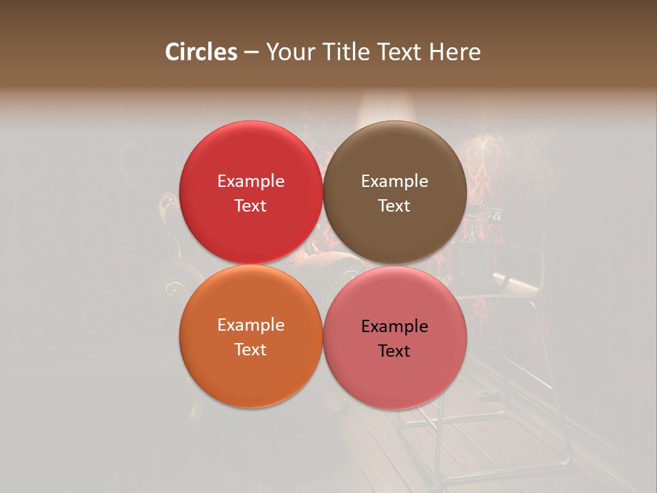 Decorative Texture Brown PowerPoint Template