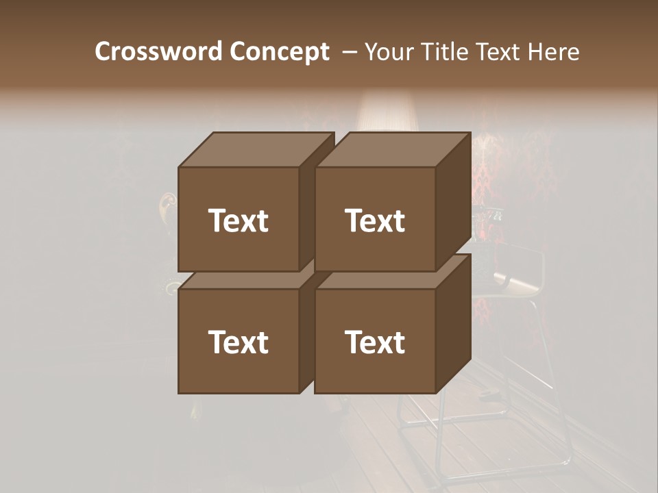 Decorative Texture Brown PowerPoint Template