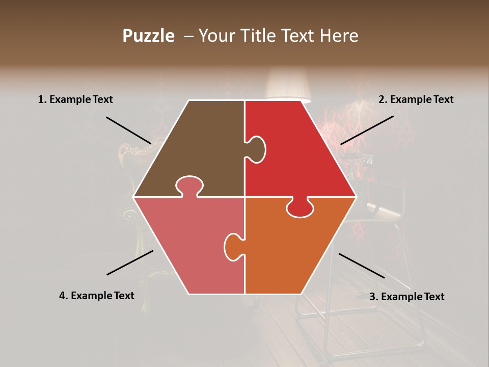 Decorative Texture Brown PowerPoint Template