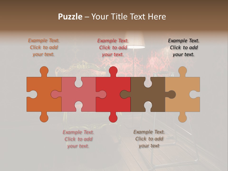 Decorative Texture Brown PowerPoint Template