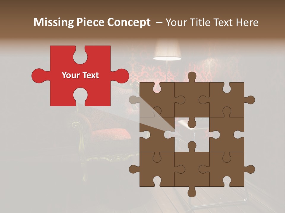 Decorative Texture Brown PowerPoint Template