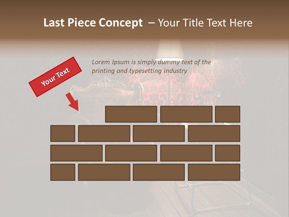 Decorative Texture Brown PowerPoint Template