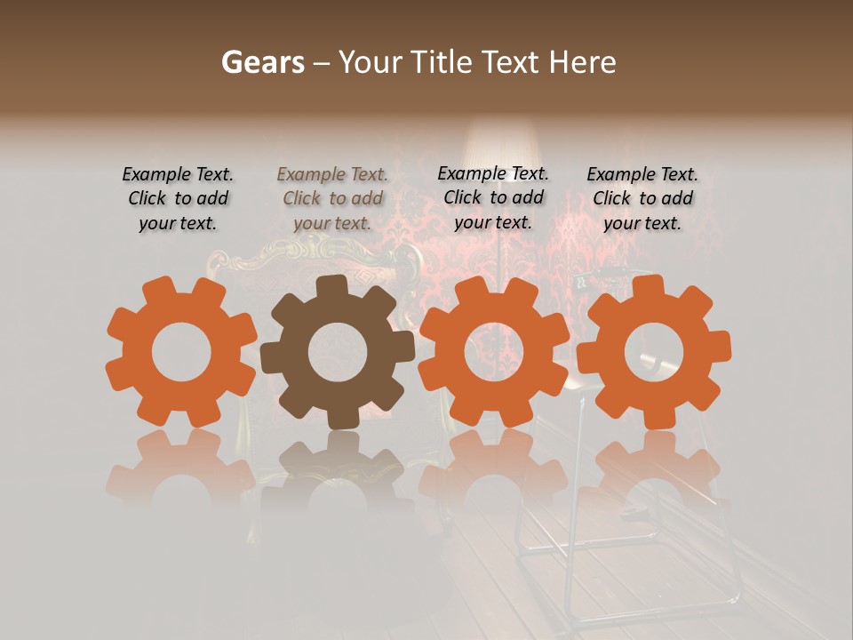 Decorative Texture Brown PowerPoint Template