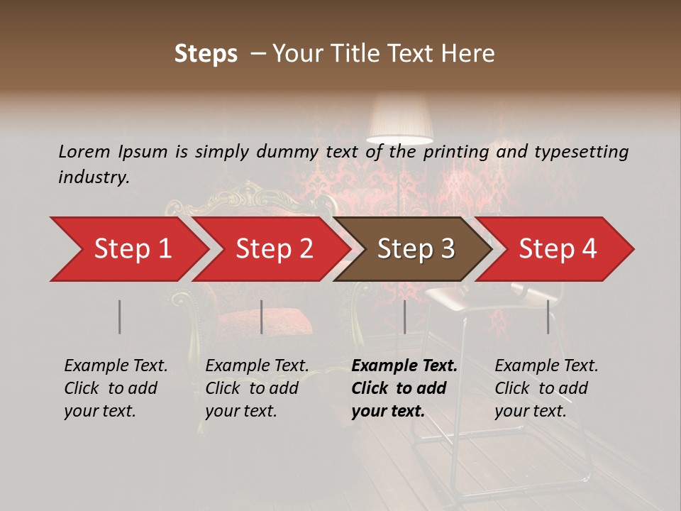 Decorative Texture Brown PowerPoint Template