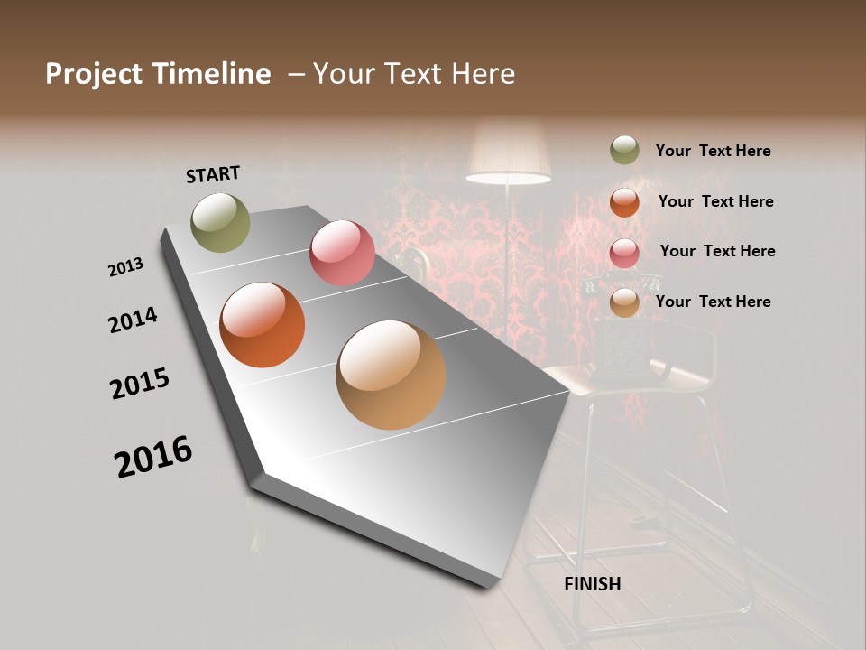 Decorative Texture Brown PowerPoint Template