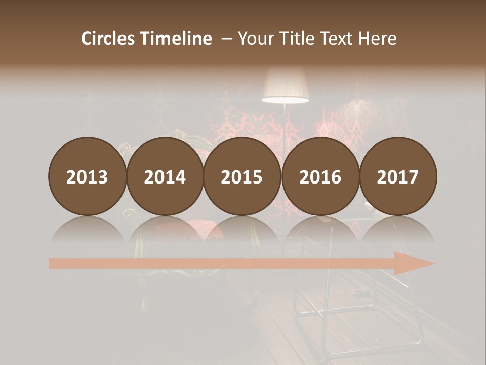 Decorative Texture Brown PowerPoint Template