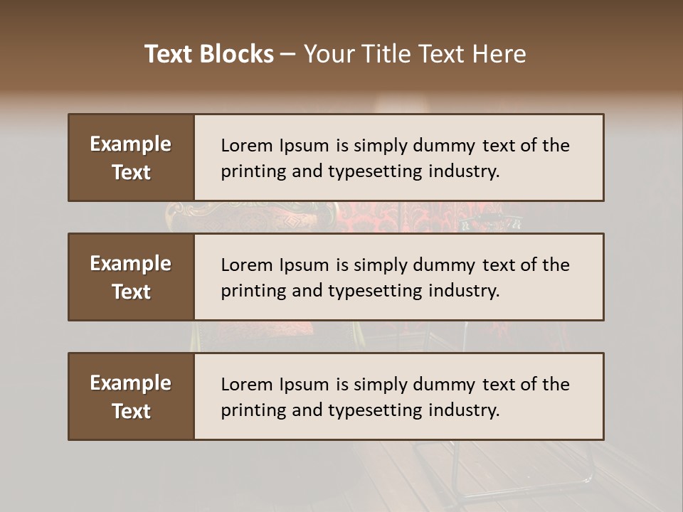 Decorative Texture Brown PowerPoint Template