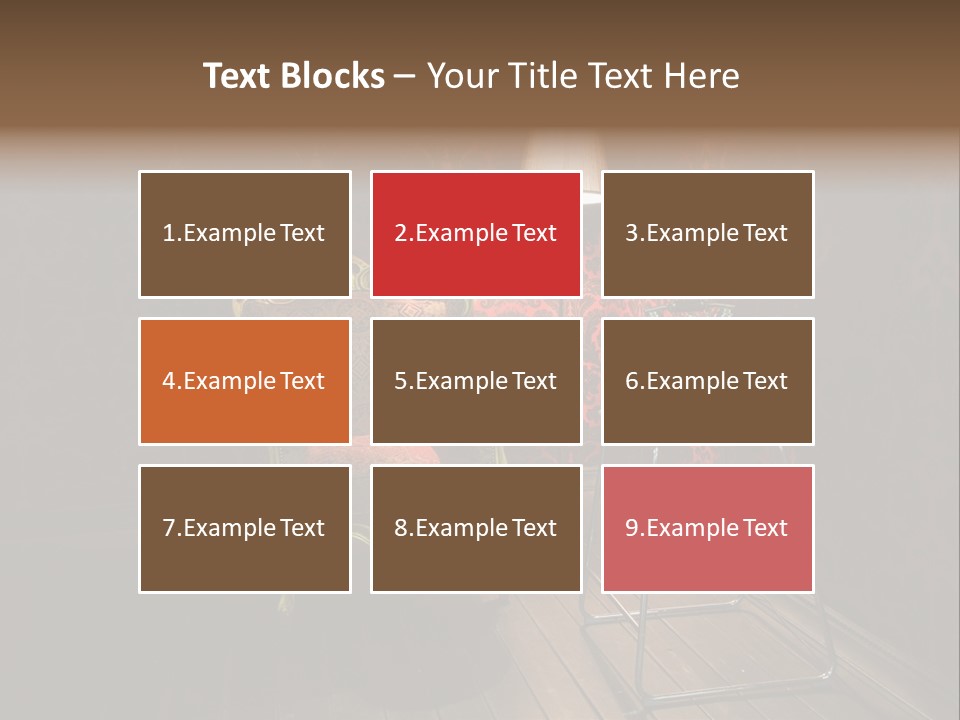 Decorative Texture Brown PowerPoint Template